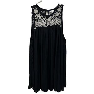 Aritzia Wilfred Allier floral Embroidered Dress